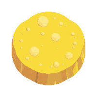 token round yellow player piece