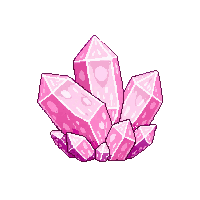 crystal cluster pink rose quartz soft pastel