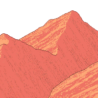 medium red rock sandstone layered striped warm