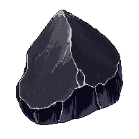 obsidian shard black glossy sharp volcanic glass