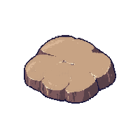 small brown pebble oval flat skipping stone