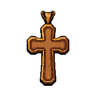 cross holy amulet brand new pristine