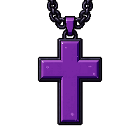 cross holy amulet epic purple tier