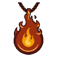 dragon claw amulet fire enchanted molten