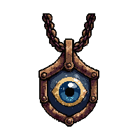 eye of protection amulet ancient weathered