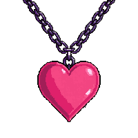 heart shaped locket amulet brand new pristine