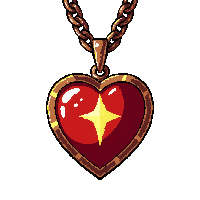 heart shaped locket amulet holy blessed radiant