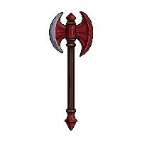 bardiche tall axe  demonic infernal