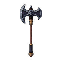 bardiche tall axe  vintage antique