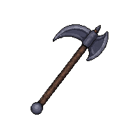 halberd polearm with axe head  common starter tier
