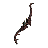 elvish ornate curved  cursed dark