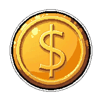 Ancient Stone Coin  Shiny Mirror Polished — free pixel art sprite from Rpg Loot Coins