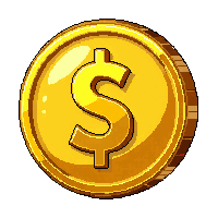 Bronze Coin  Engraved Ornate Edge — free pixel art sprite from Rpg Loot Coins