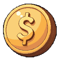 copper coin  pierced with hole