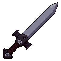 Curved Kris Dagger Common Starter Tier — free pixel art sprite from the Rpg Loot Daggers collection, transparent PNG