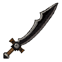 curved kris dagger  legendary ornate