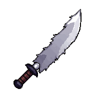 curved kris dagger  lightning charged crackling