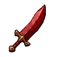 Curved Kris Dagger  Poison Coated Venomous — free pixel art sprite from Rpg Loot Daggers