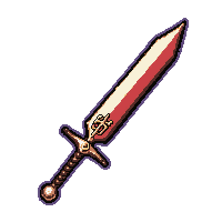 double edged stiletto  holy blessed radiant