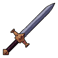 double edged stiletto  legendary ornate