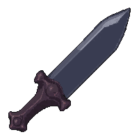 jambiya curved arabian  cursed dark