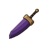 jambiya curved arabian  epic purple tier