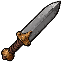 jambiya curved arabian  rusted broken