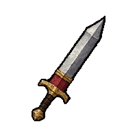 main gauche parrying dagger  gold trimmed royal