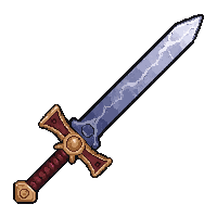 main gauche parrying dagger  lightning charged crackling