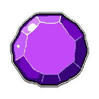 amethyst purple  asymmetric raw chunk
