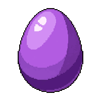 amethyst purple  egg shaped polished