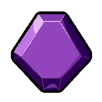 amethyst purple  large faceted