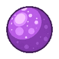 amethyst purple  perfectly round polished