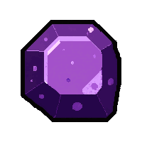 amethyst purple  shattered cracked