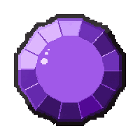 amethyst purple  small chip