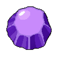amethyst purple  smooth pebble