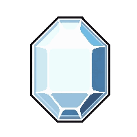 diamond clear white  cluster of three