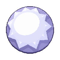 diamond clear white  perfectly round polished