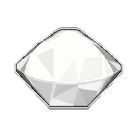 diamond clear white  raw uncut crystalline