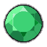 emerald green  oval cabochon