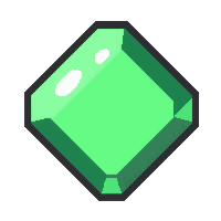 emerald green  pyramidal cut