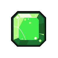 emerald green  shattered cracked