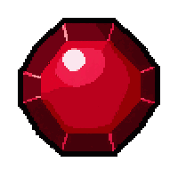 garnet deep red  medium cut