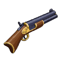 blunderbuss flared barrel gold trimmed royal