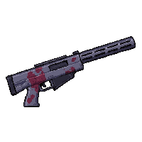 bolt action sniper rifle blood stained battle worn