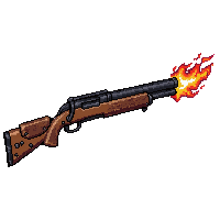 bolt action sniper rifle fire enchanted molten