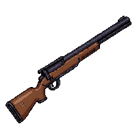 bolt action sniper rifle magical glowing