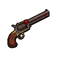 flintlock pistol blood stained battle worn