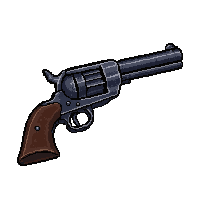 flintlock pistol shadow touched ethereal