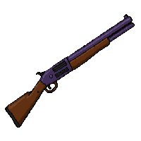 Musket Long Rifle Epic Purple Tier — free pixel art sprite from the Rpg Loot Guns collection, transparent PNG